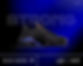 image of shoe on its side on blue gradient background with the word STRONG over it. There is a small CTA in the bottom left corner. And in the right corner, symbols indicating likes and comments